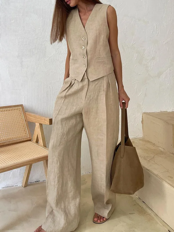 cotton-linen-pants-set