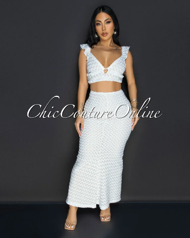 miu-white-lace-ruffle-top-skirt-two-piece-set