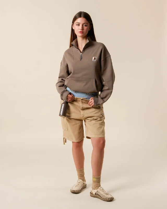 ORIGINS HALFZIP SOFT BROWN