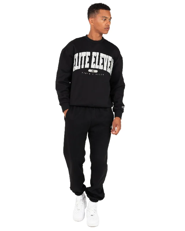 Track & Field Crewneck - Black