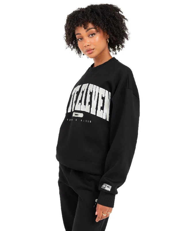 Track & Field Crewneck - Black