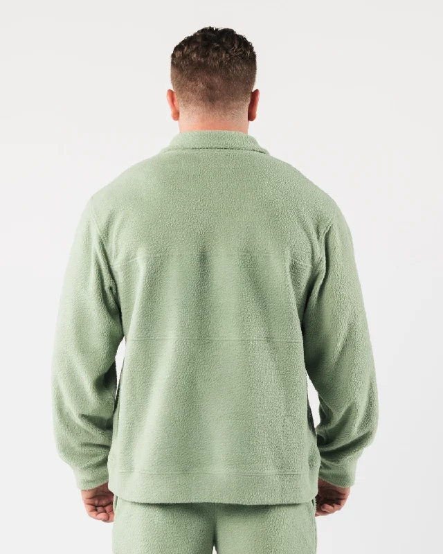 King Quarter Zip - Sage