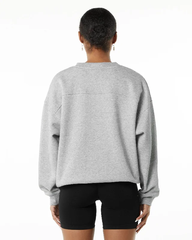 Classic Crew - Heather Grey