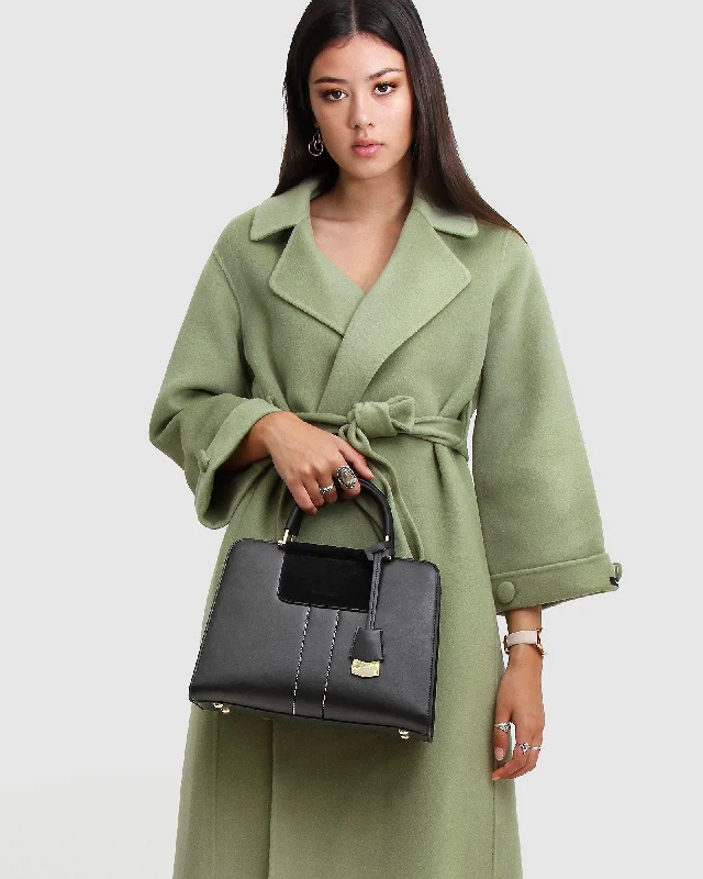 Stay Wild Oversized Wool Coat - Grass