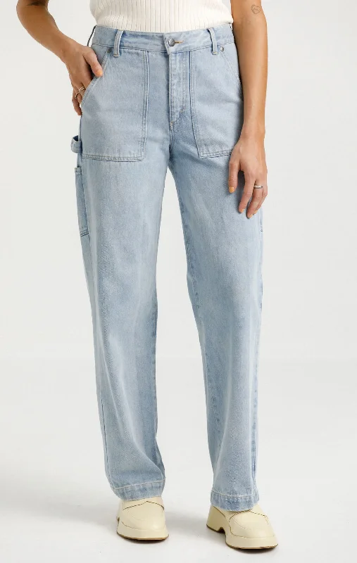 Thing Thing Helpful Jean - Stone Wash Denim