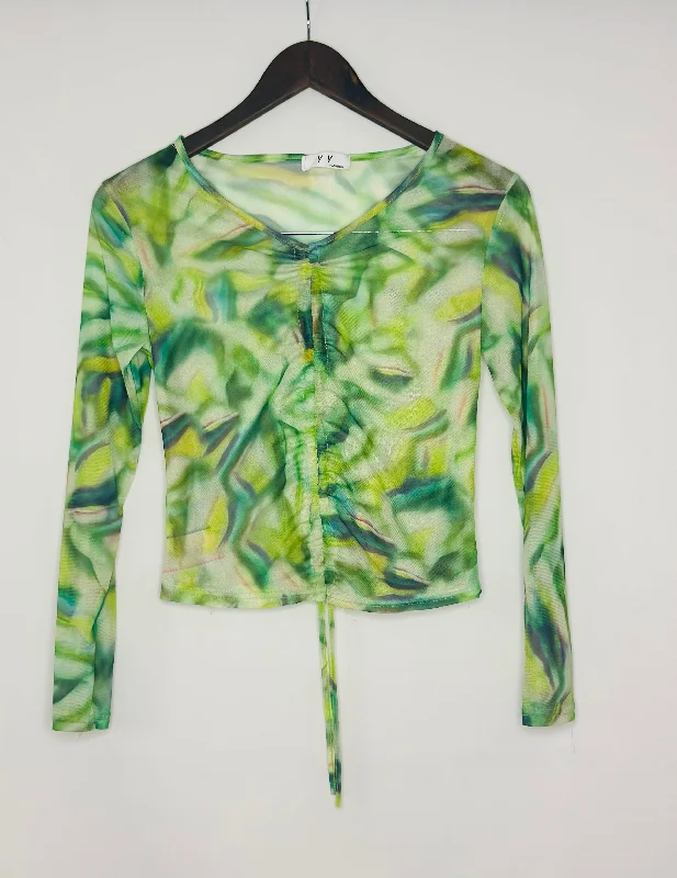 Women's Long Sleeves Tie & Dye Top