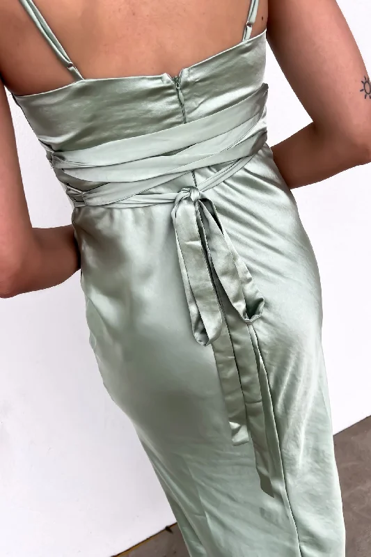 Arielle Midi Dress Sage