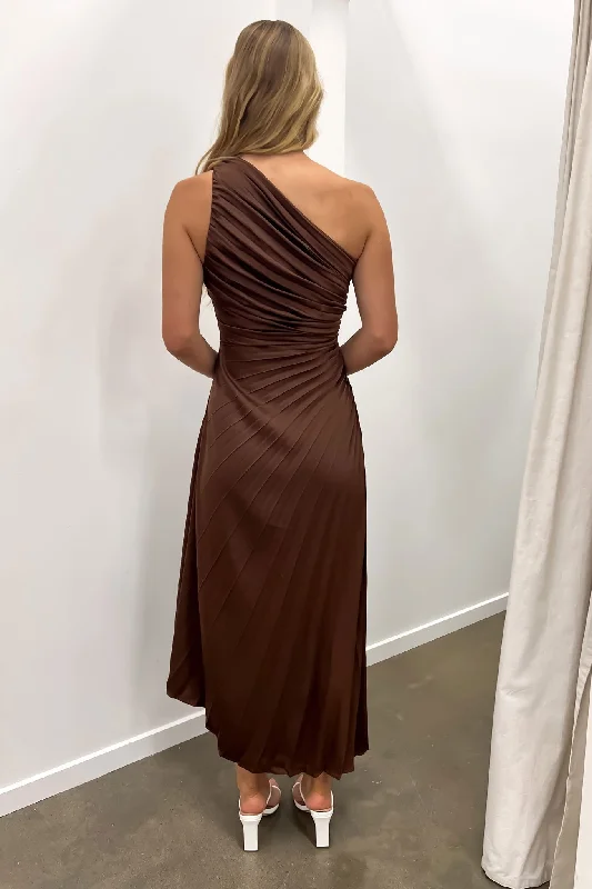 Caralee Midi Dress Chocolate