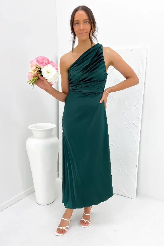 Caralee Midi Dress Emerald