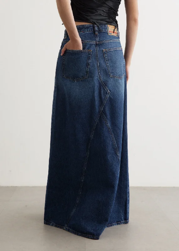 De-Pago Gonna Maxi Denim Skirt