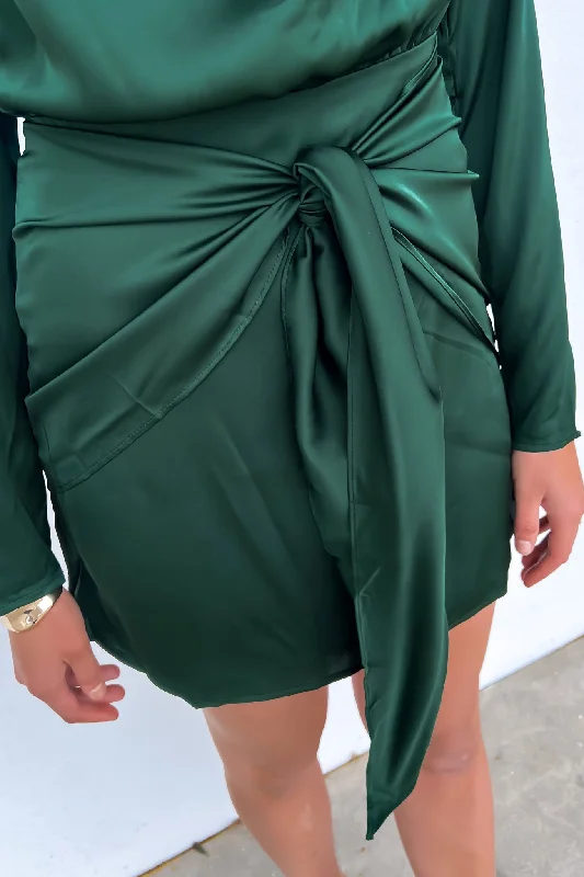 Dinah Mini Dress Emerald