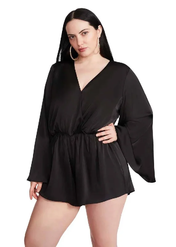 Farrah Romper - Black