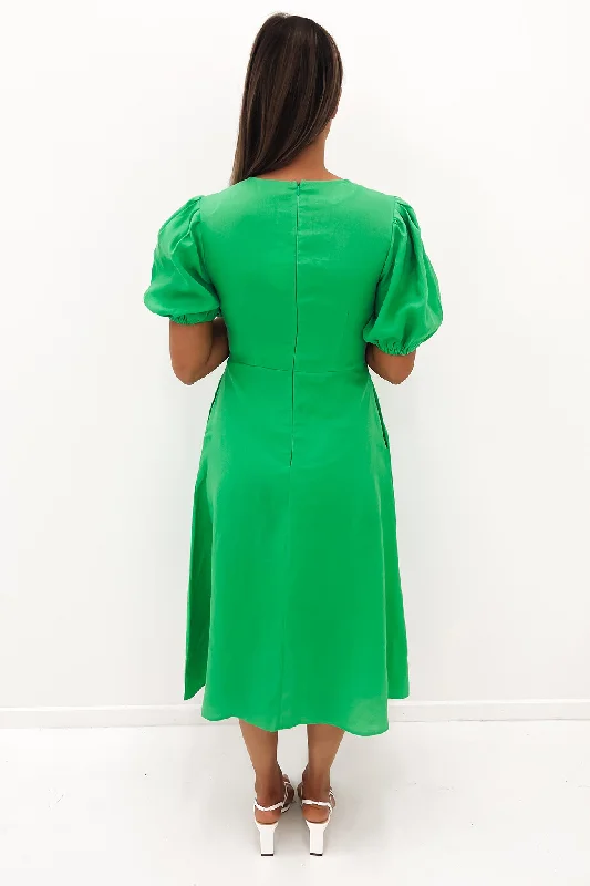 Isabelle Midi Dress Green