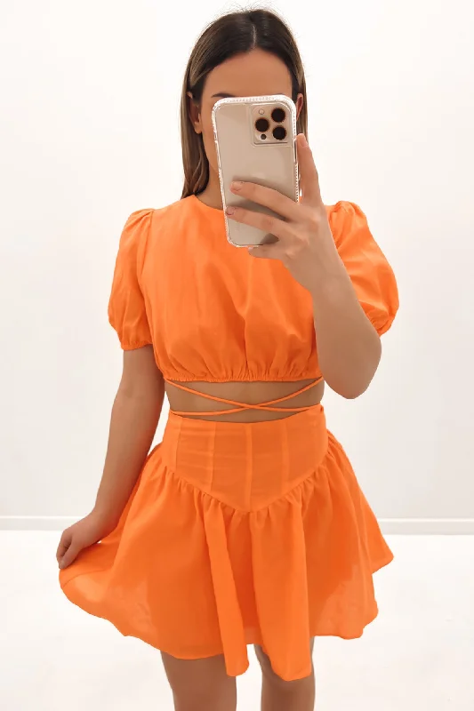 Jaelynn Mini Dress Orange