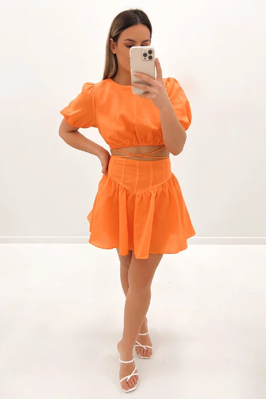 Jaelynn Mini Dress Orange