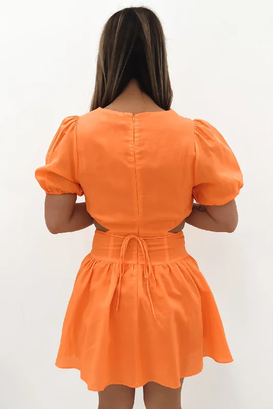 Jaelynn Mini Dress Orange