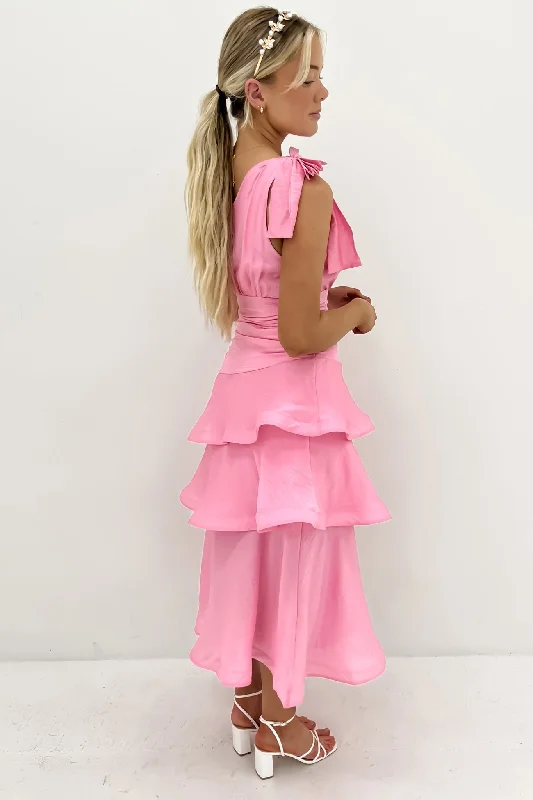 Seema Midi Dress Pink