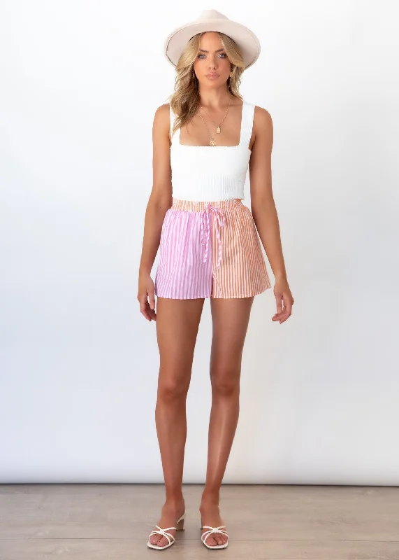 Adalia Shorts - Candy Stripe