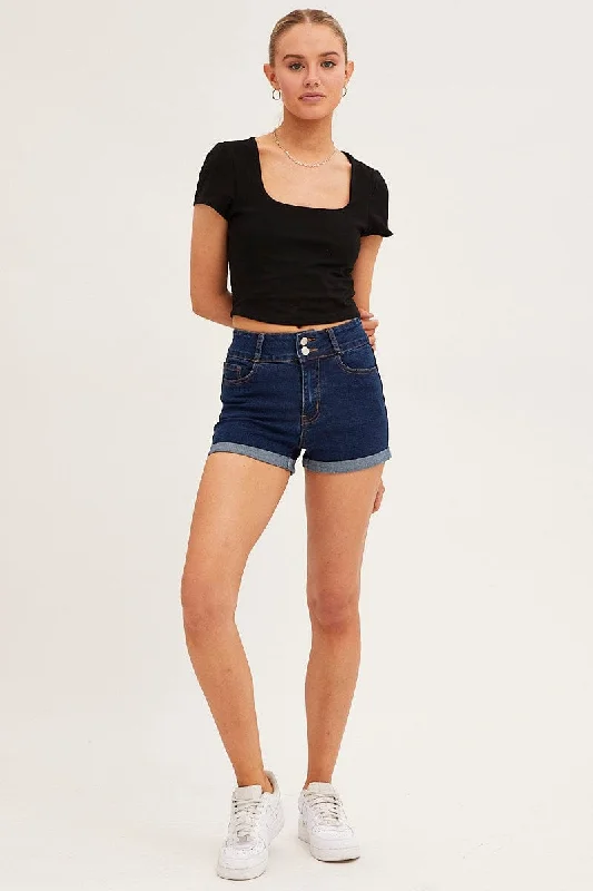 blue-denim-shorts-skinny-high-rise-ds1476b-33rb