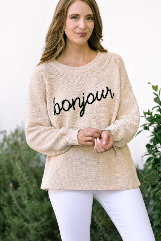 Bonnie Bonjour Oversized Sweater