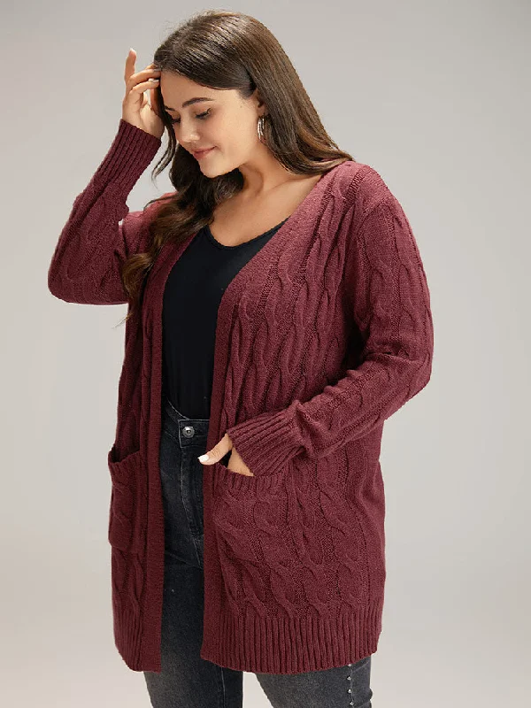 cable-knit-open-front-pocket-cardigan