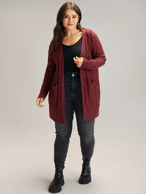 cable-knit-open-front-pocket-cardigan