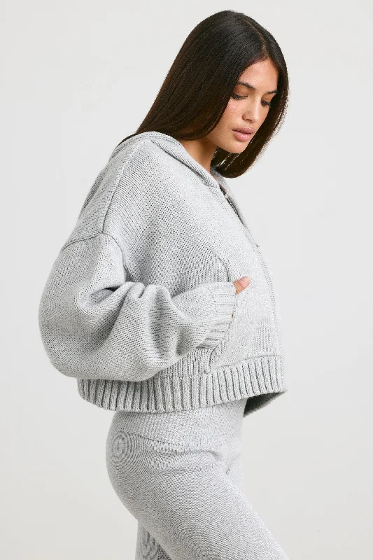 cropped-zip-up-knit-hoodie-heather-grey