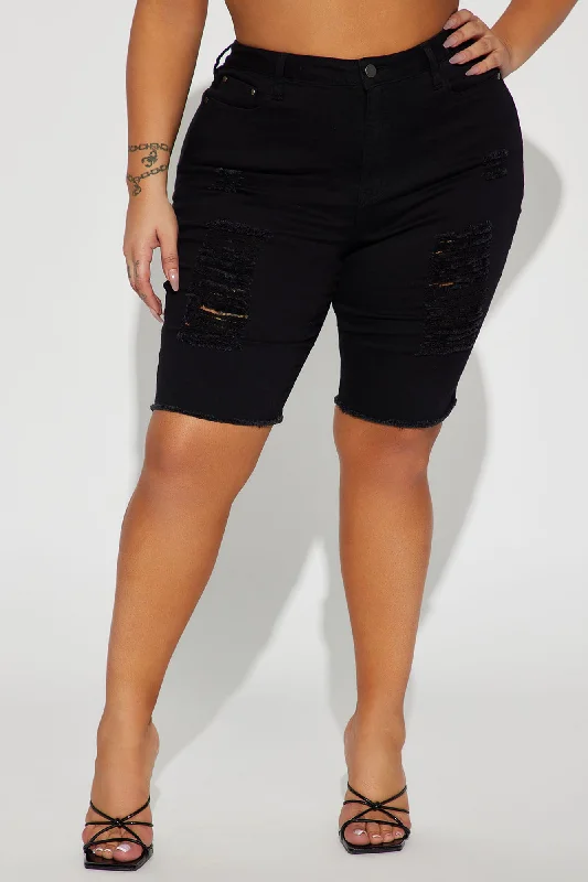 dirty-little-secret-distressed-bermuda-shorts-black