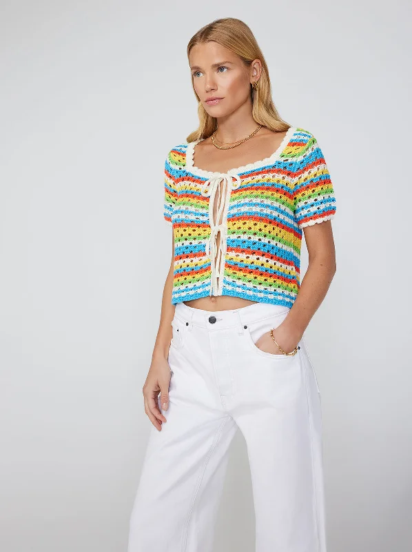 drew-blue-stripe-crochet-knit-short-sleeve-cardigan