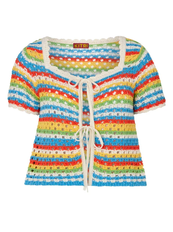 drew-blue-stripe-crochet-knit-short-sleeve-cardigan