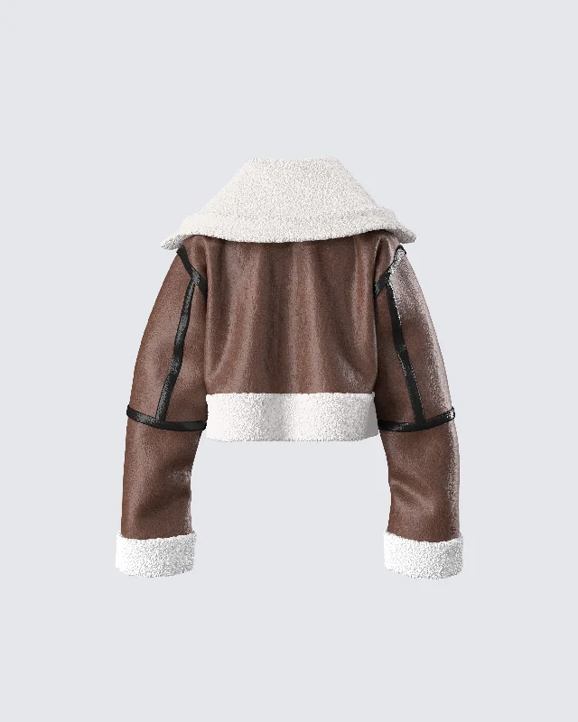 farah-brown-vegan-leather-bomber