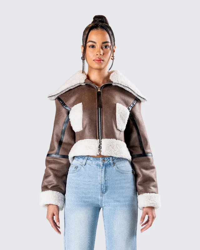 farah-brown-vegan-leather-bomber