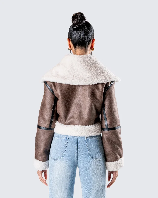 farah-brown-vegan-leather-bomber