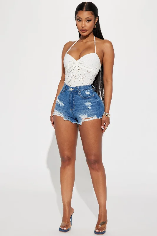 just-my-type-ripped-stretch-denim-shorts-medium-wash