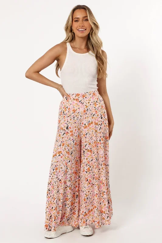 Kenzie Pant - Pink Floral