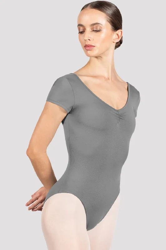 ladies-penny-cap-sleeve-leotard-grey