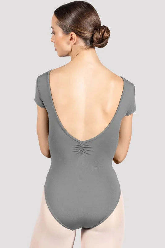 ladies-penny-cap-sleeve-leotard-grey