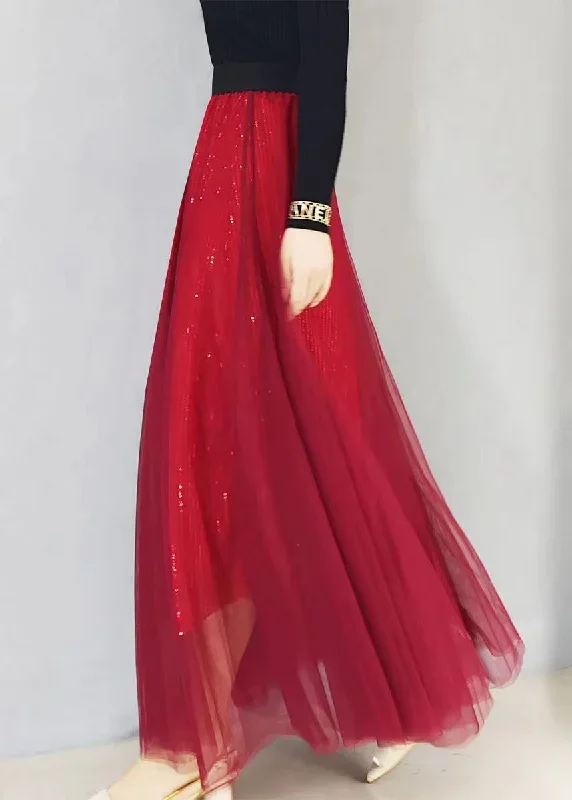 loose-red-sequins-exra-large-hem-tulle-skirts-spring