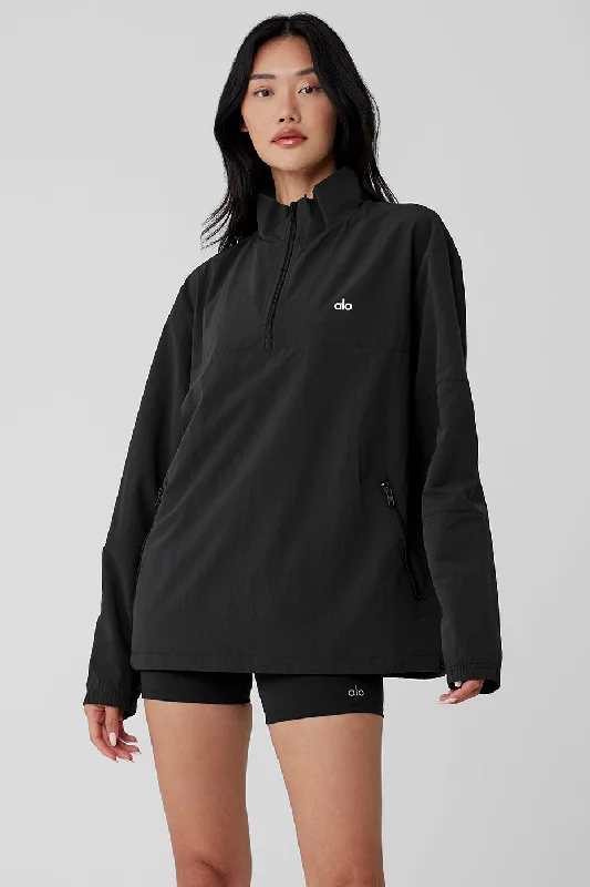 Takeaway Track Pullover - Black