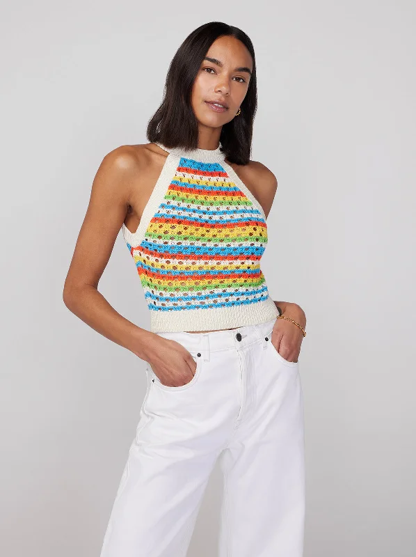 maddison-blue-stripe-crochet-knit-halter-top