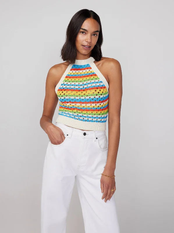 maddison-blue-stripe-crochet-knit-halter-top