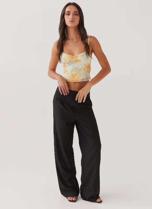 Magdalena Suit Pants - Black