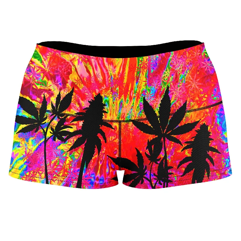 Miami Trees High-Waisted Women's Shorts