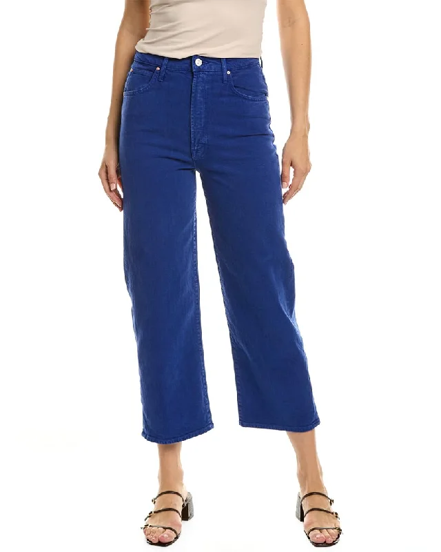 MOTHER Tunnel Vision Deep Ultramarine High-Rise Wide Leg Jean