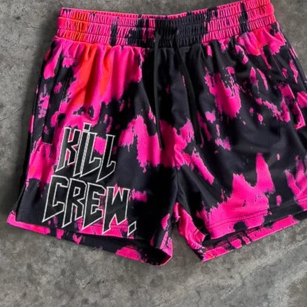 muay-thai-shorts-mid-thigh-cut-acid-wash-pink-black