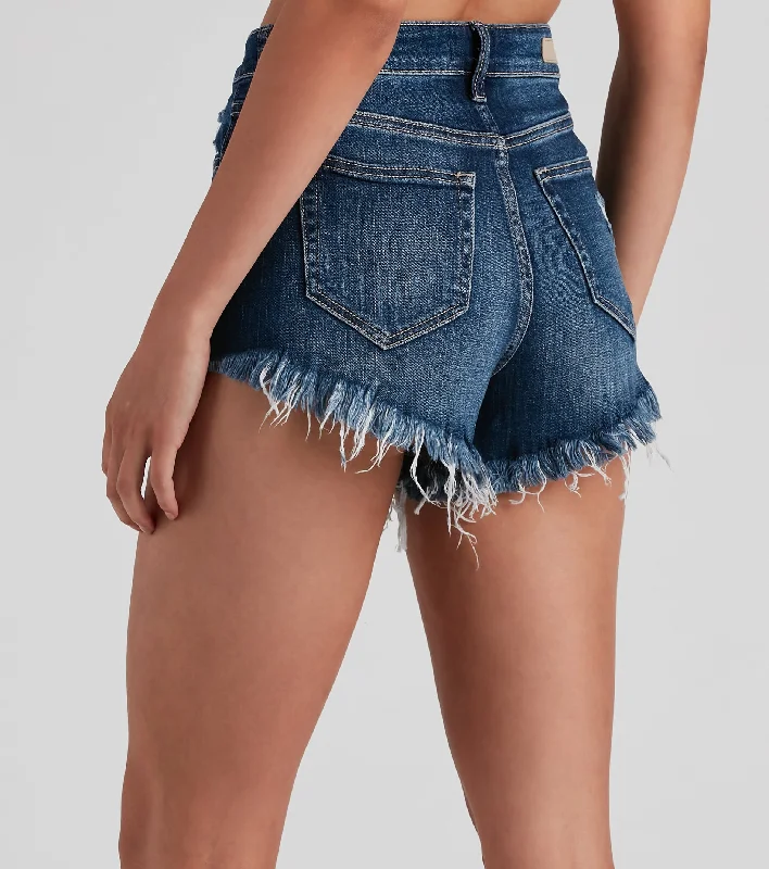 on-edge-high-rise-fray-denim-shorts-066030236142