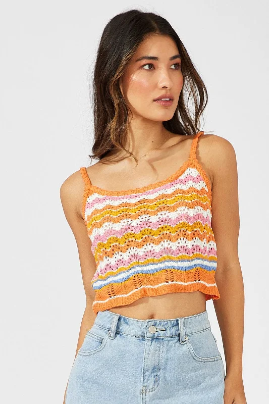 orange-stripe-knit-singlet-sleeveless-scoop-neck-crochet-kn2367a-51jb-1