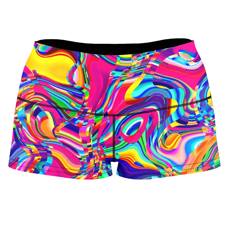 Psych Dip High-Waisted Women's Shorts