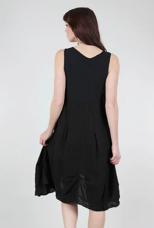 ribbed-inset-linen-dress-13736-ribbed-inset-linen-dress-black