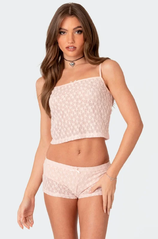 Starstruck Lace Tank Top